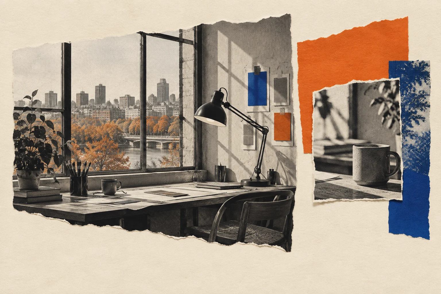 Collage for the KEVNS City Collages series