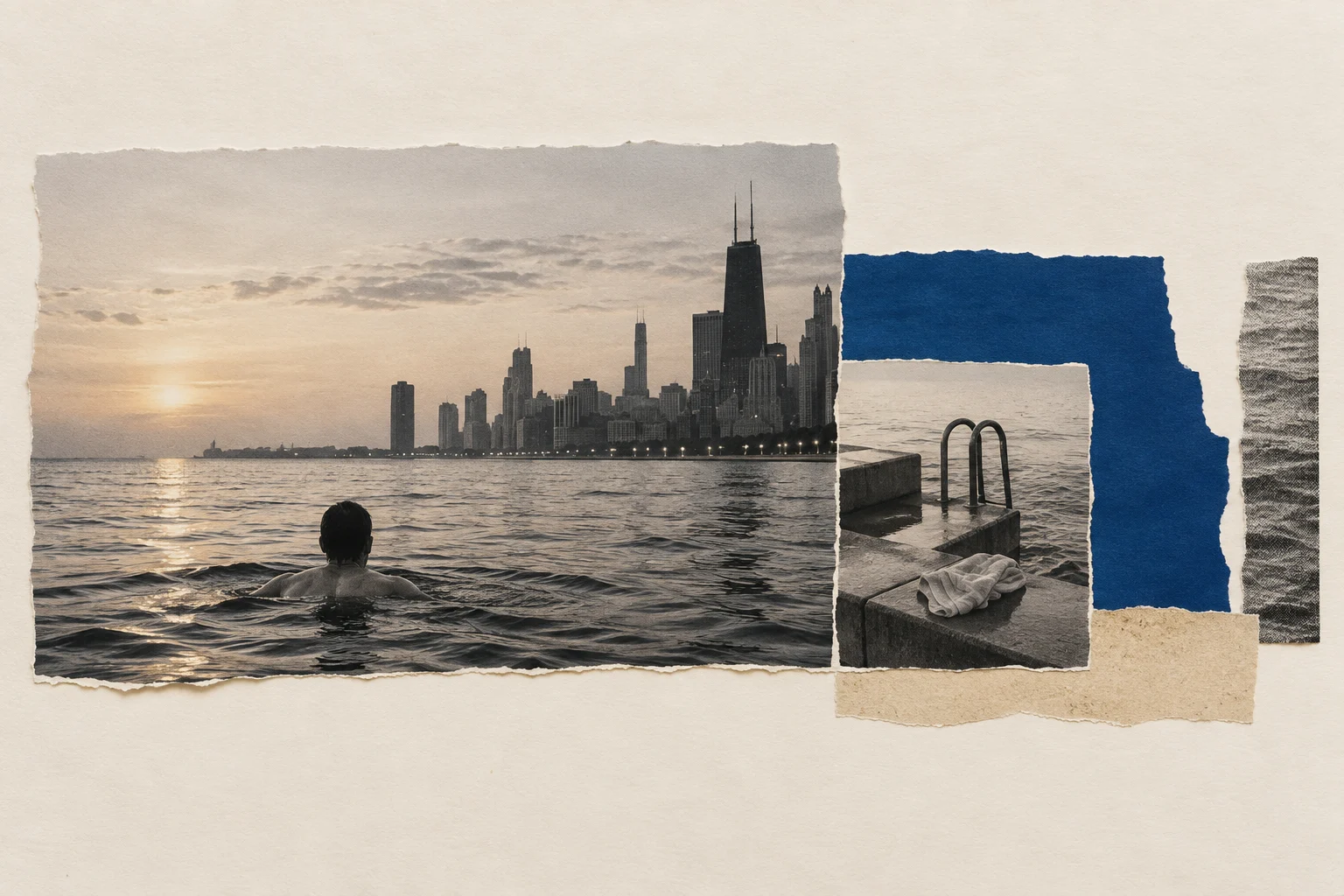 Body & soul in Chicago, collage for the KEVNS City Collages series