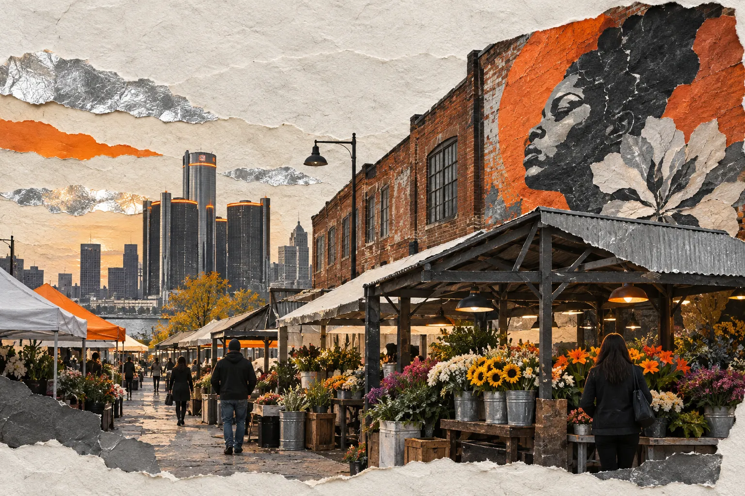 Eastern Market, collage
