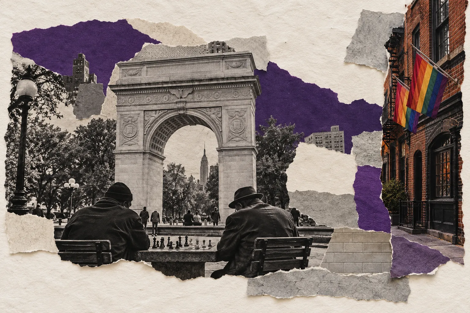 Greenwich Village, collage