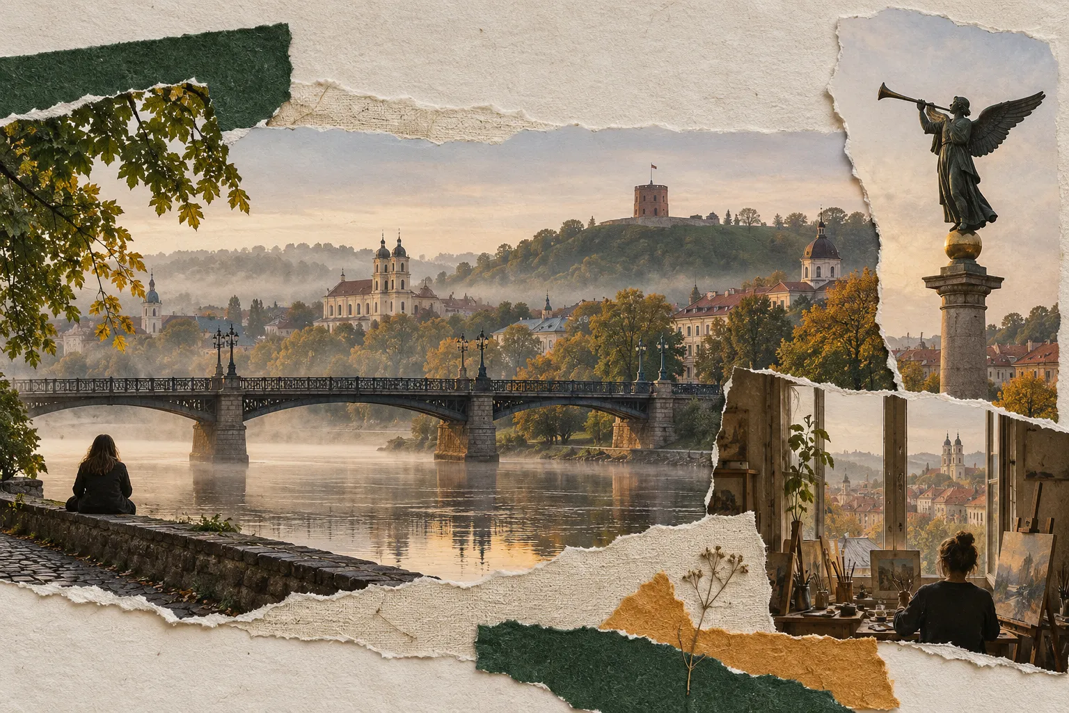 Užupis, collage