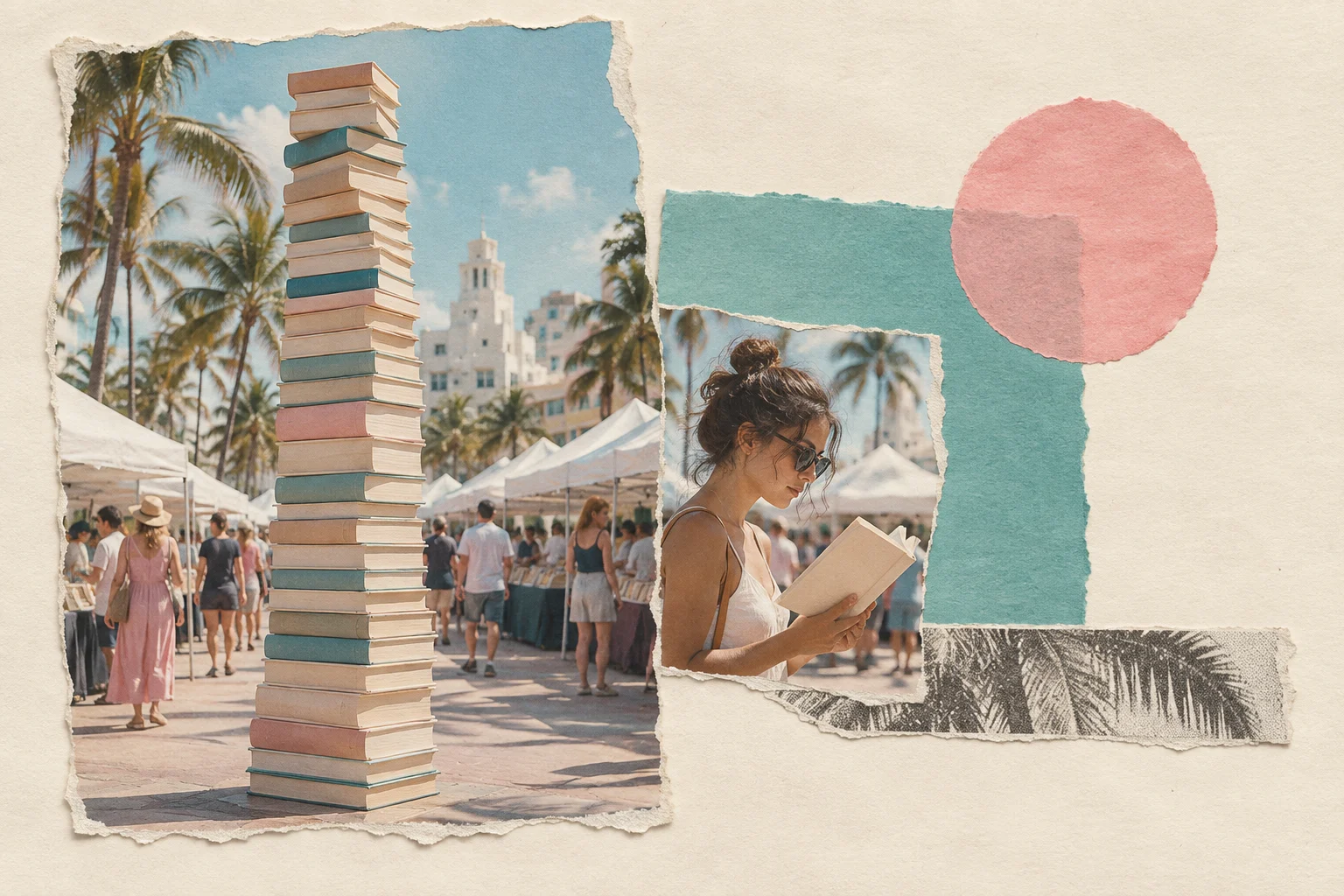 Events in Miami, collage for the KEVNS City Collages series