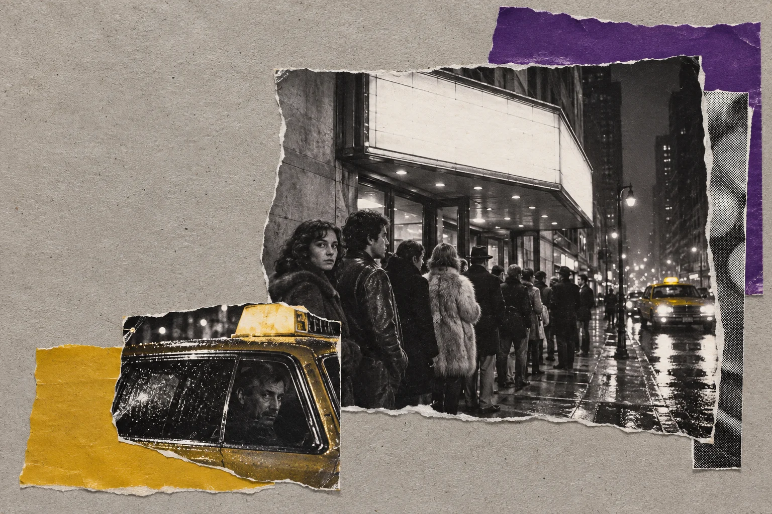 Events in New York, collage for the KEVNS City Collages series