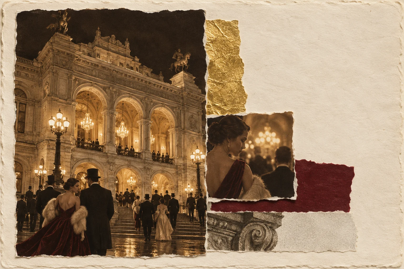 Events in Vienna, collage for the KEVNS City Collages series
