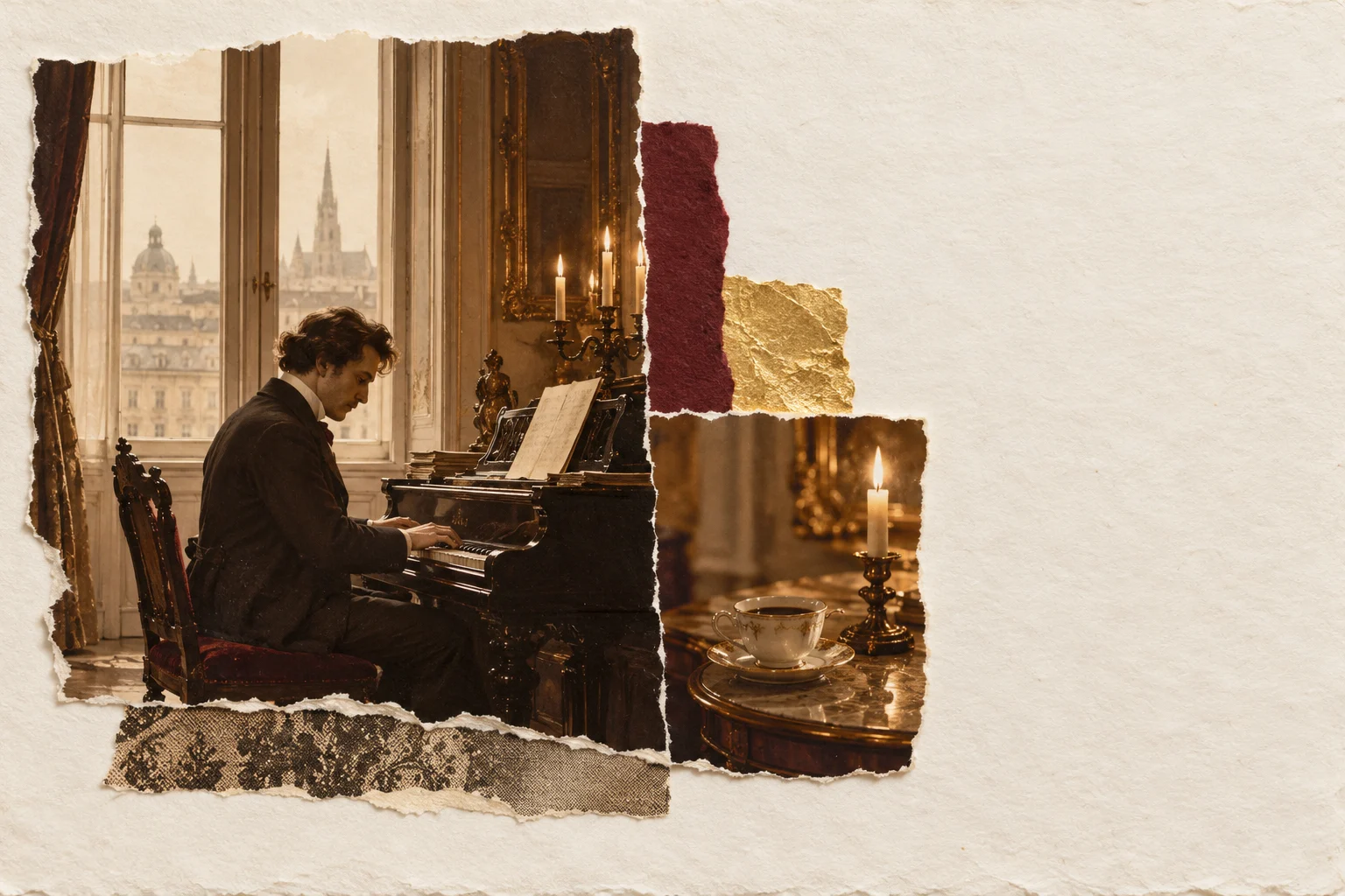People in Vienna, collage for the KEVNS City Collages series