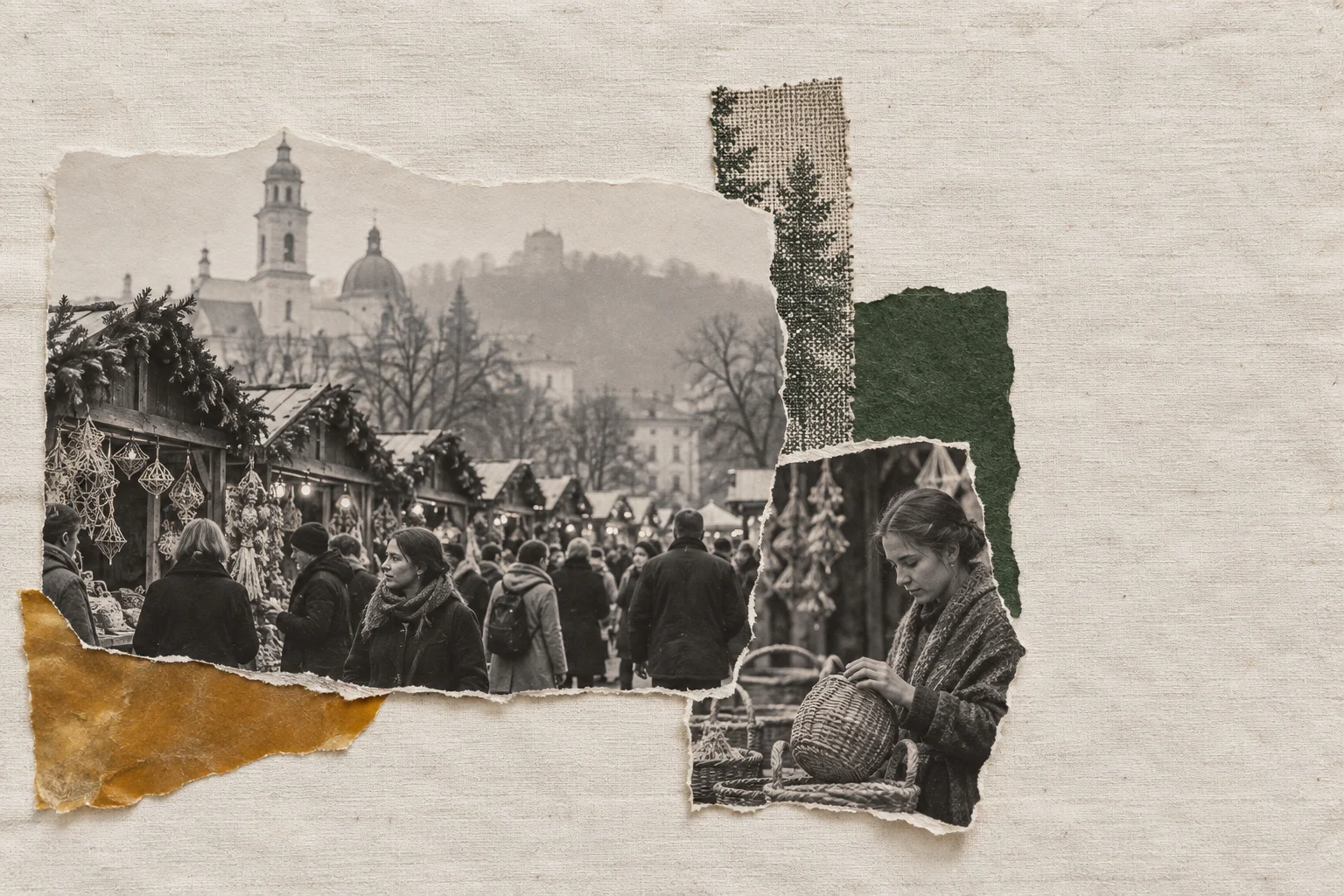 Events in Vilnius, collage for the KEVNS City Collages series