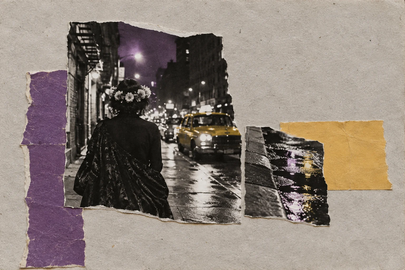 Marsha P. Johnson, collage portrait for the KEVNS City Collages series