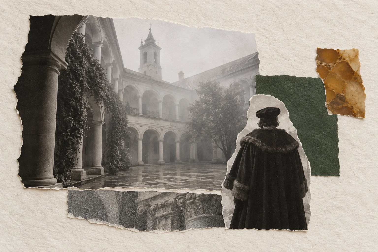 Stephen Báthory, collage portrait for the KEVNS City Collages series